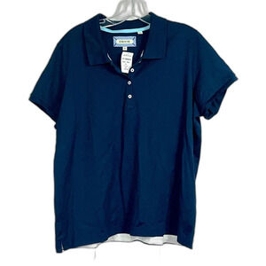 NWT Orvis Navy Blue Mayfly Pima Polo Size XL Casual Basic Work School